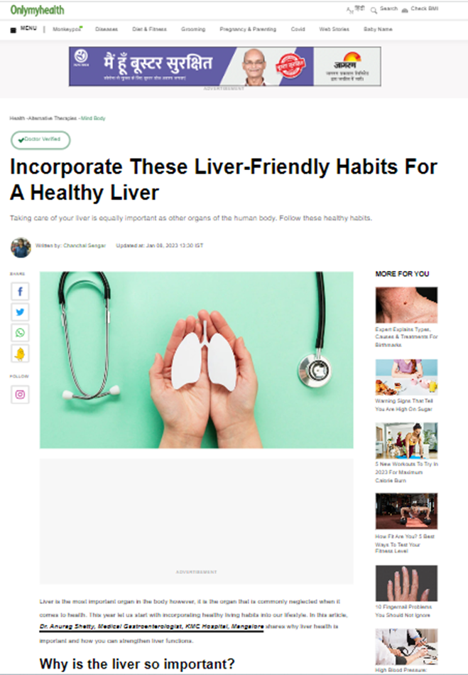 Dr. Anurag Shetty in Onlymyhealth