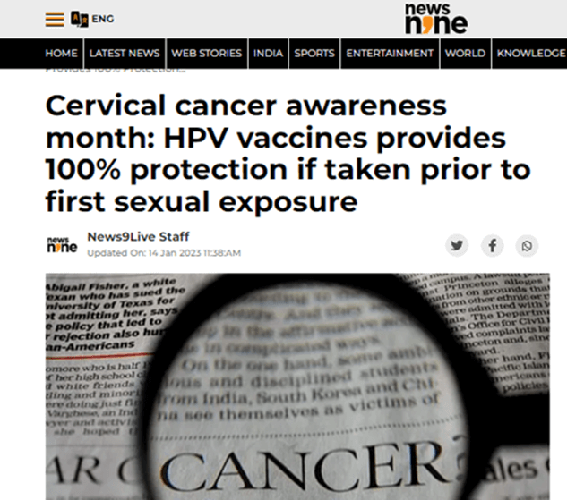 Dr. Shafalika S B in News 9